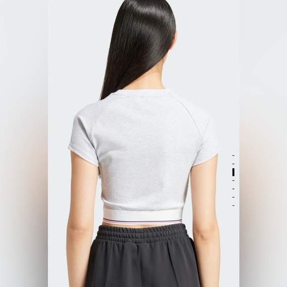 Adidas Women’s Originals Tape Waistband Tee - Picture 4 of 6